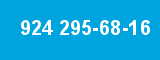 924 295-68-16 924 295-68-16
